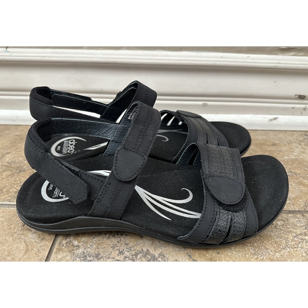 Abeo Bio System Women's Sandals Women Black Comfortable  Fit Shoes Sz 5N